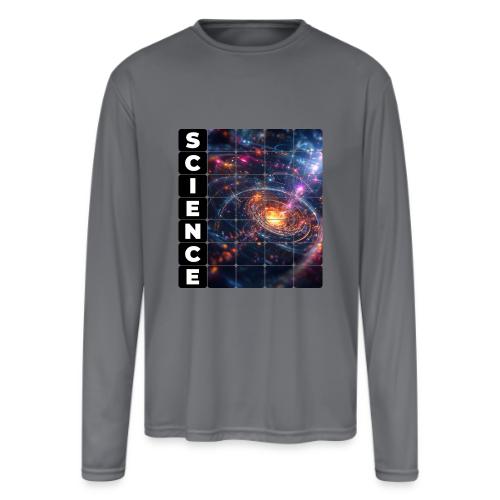 Science Spiral - Men's Moisture Wicking Performance Long Sleeve T-Shirt