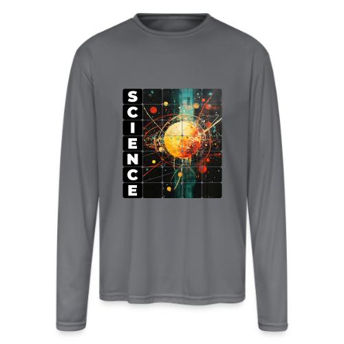 Core of Science - Men's Moisture Wicking Performance Long Sleeve T-Shirt