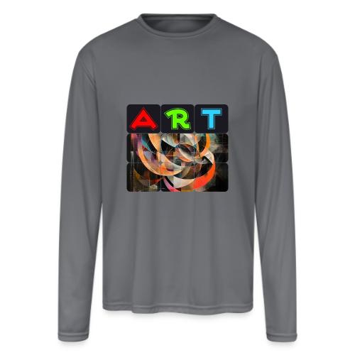 Fragments of Art - Men's Moisture Wicking Performance Long Sleeve T-Shirt