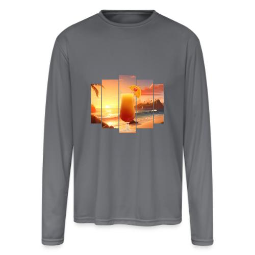 Squeeze the Day - Men's Moisture Wicking Performance Long Sleeve T-Shirt