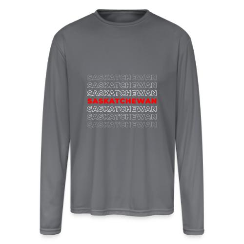 Saskatchewan Style - Men's Moisture Wicking Performance Long Sleeve T-Shirt