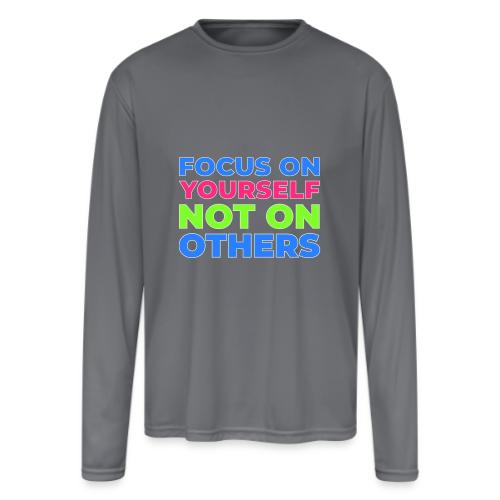 Eyes on You - Men's Moisture Wicking Performance Long Sleeve T-Shirt