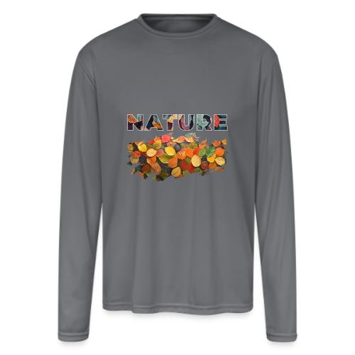 Brushed by Nature - Men's Moisture Wicking Performance Long Sleeve T-Shirt