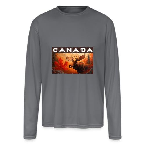 True North Canada - Men's Moisture Wicking Performance Long Sleeve T-Shirt