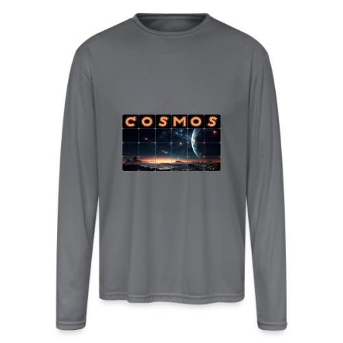 Nightfall Cosmos - Men's Moisture Wicking Performance Long Sleeve T-Shirt
