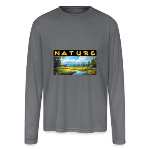Nature: Season of Bloom - Men's Moisture Wicking Performance Long Sleeve T-Shirt