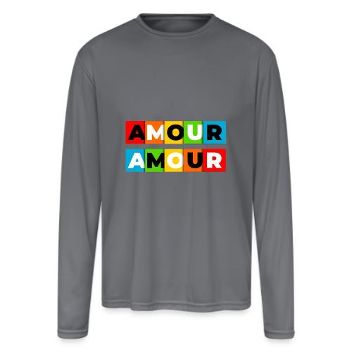 Love in Colour - Men's Moisture Wicking Performance Long Sleeve T-Shirt