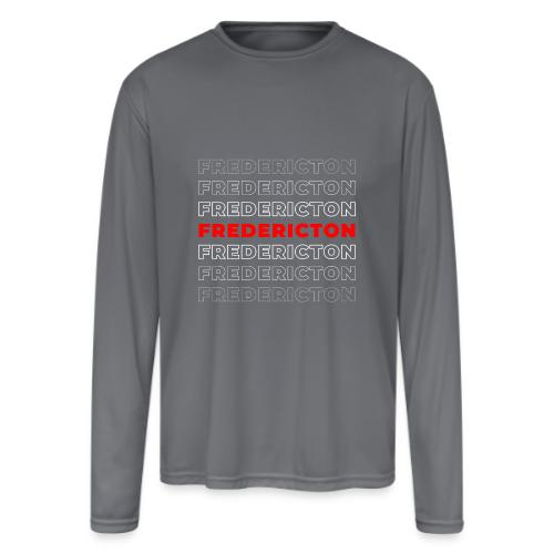 Fredericton Frame - Men's Moisture Wicking Performance Long Sleeve T-Shirt