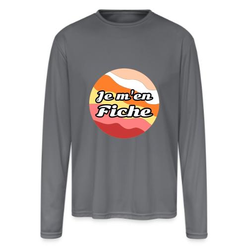 I don't care - Men's Moisture Wicking Performance Long Sleeve T-Shirt