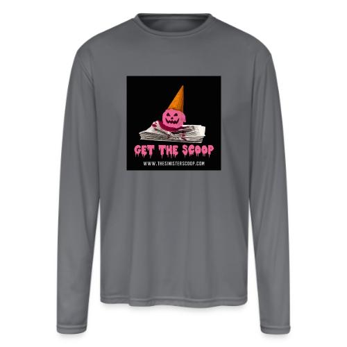 New Pink Scoop - Men's Moisture Wicking Performance Long Sleeve T-Shirt