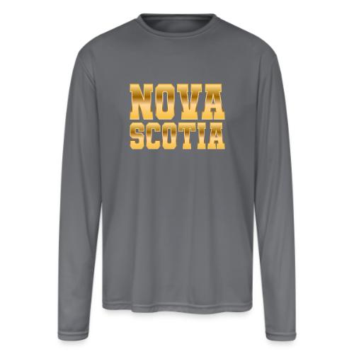 Nova Scotia - Men's Moisture Wicking Performance Long Sleeve T-Shirt