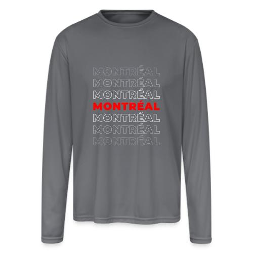 Montreal Echoes - Men's Moisture Wicking Performance Long Sleeve T-Shirt