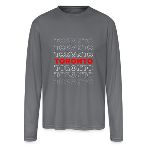 Toronto Type - Men's Moisture Wicking Performance Long Sleeve T-Shirt