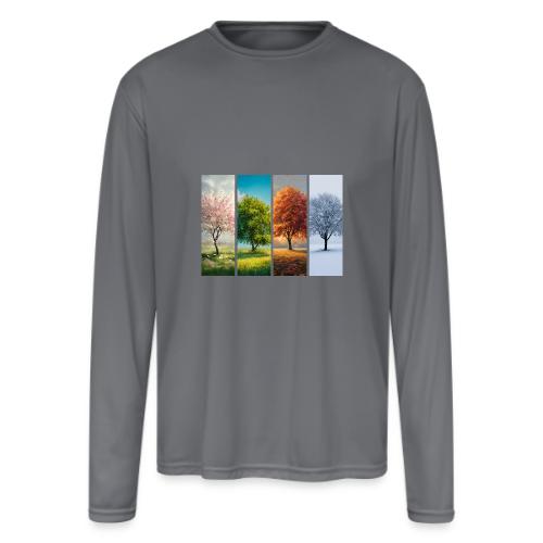 The four Seasons - Men's Moisture Wicking Performance Long Sleeve T-Shirt