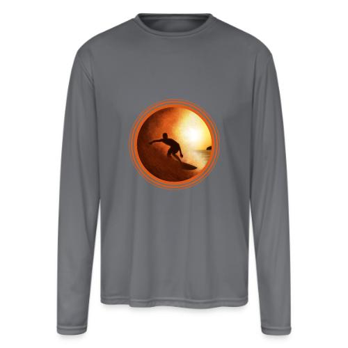 Surfing Vibes - Men's Moisture Wicking Performance Long Sleeve T-Shirt