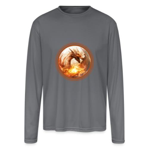 Dragon's Wrath - Men's Moisture Wicking Performance Long Sleeve T-Shirt