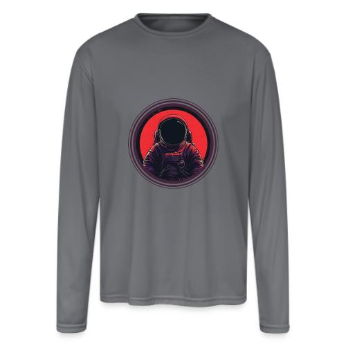 Astronaut: The universe is calling! - Men's Moisture Wicking Performance Long Sleeve T-Shirt