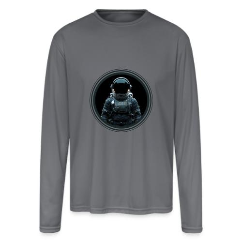 Astronaut: Blast off in style! - Men's Moisture Wicking Performance Long Sleeve T-Shirt