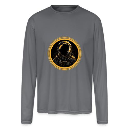 Astronaut: Suit Up for the Stars - Men's Moisture Wicking Performance Long Sleeve T-Shirt