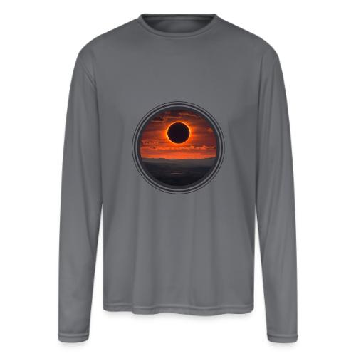 Eclipse Horizon - Men's Moisture Wicking Performance Long Sleeve T-Shirt