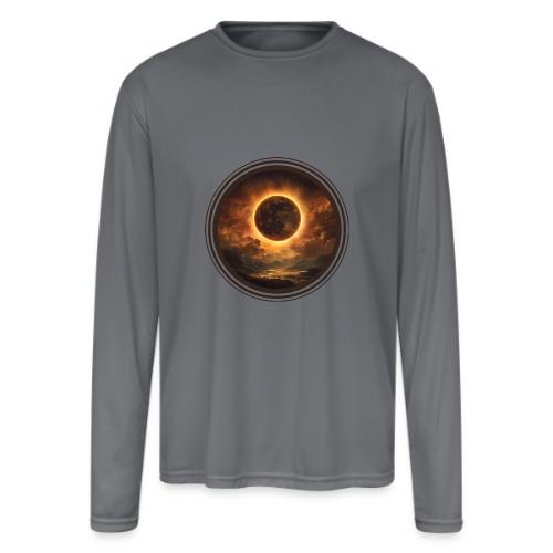 Eclipse Canvas - Men's Moisture Wicking Performance Long Sleeve T-Shirt