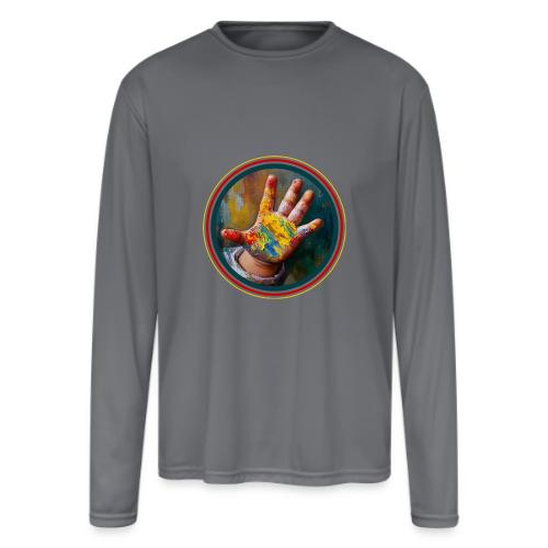 Colors of Innocence - Men's Moisture Wicking Performance Long Sleeve T-Shirt