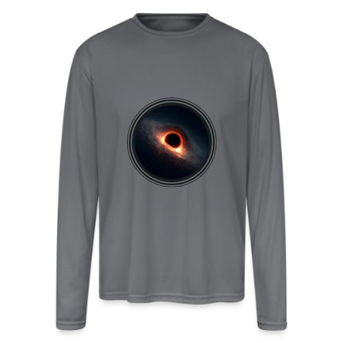 Black Hole Mystery - Men's Moisture Wicking Performance Long Sleeve T-Shirt
