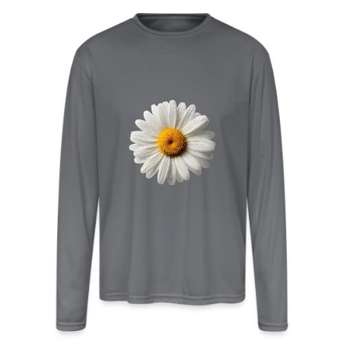 Morning Daisy Freshness - Men's Moisture Wicking Performance Long Sleeve T-Shirt