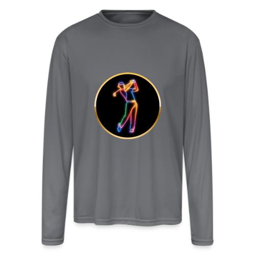 Golf: Spectrum Swing - Men's Moisture Wicking Performance Long Sleeve T-Shirt