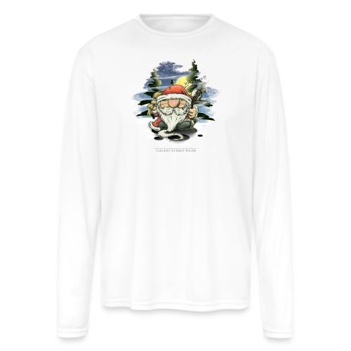 the real santa - Men's Moisture Wicking Performance Long Sleeve T-Shirt