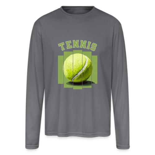 Tennis Minimal - Men's Moisture Wicking Performance Long Sleeve T-Shirt
