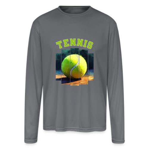 Tennis Vibes Only - Men's Moisture Wicking Performance Long Sleeve T-Shirt