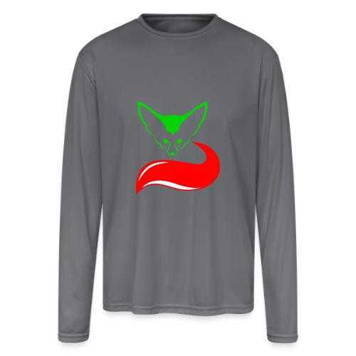 The Fennec, the Desert Fox of Algeria - Men's Moisture Wicking Performance Long Sleeve T-Shirt