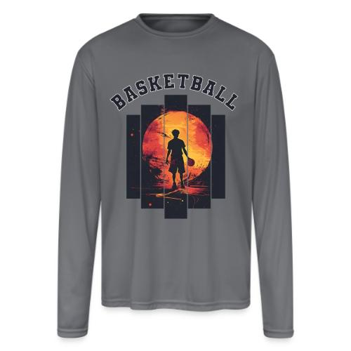 Basketball is My Game - Men's Moisture Wicking Performance Long Sleeve T-Shirt