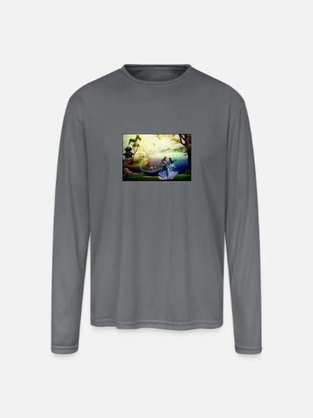 Meeting passionate - Men's Moisture Wicking Performance Long Sleeve T-Shirt - gray