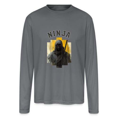 Silent Ninja Code - Men's Moisture Wicking Performance Long Sleeve T-Shirt