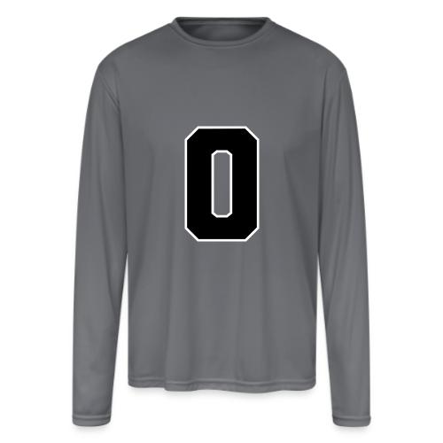 Varsity Letter O Collegiate Monogram - Men's Moisture Wicking Performance Long Sleeve T-Shirt