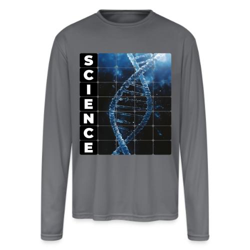 Frozen Code of Science - Men's Moisture Wicking Performance Long Sleeve T-Shirt
