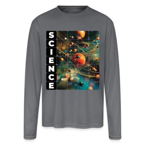 Atomic Science Vision - Men's Moisture Wicking Performance Long Sleeve T-Shirt