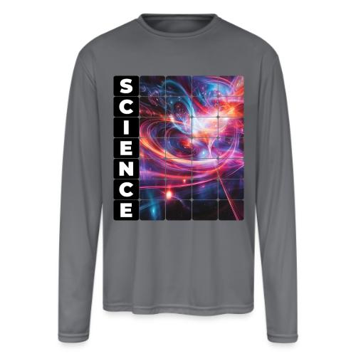 The Chaos of Science - Men's Moisture Wicking Performance Long Sleeve T-Shirt