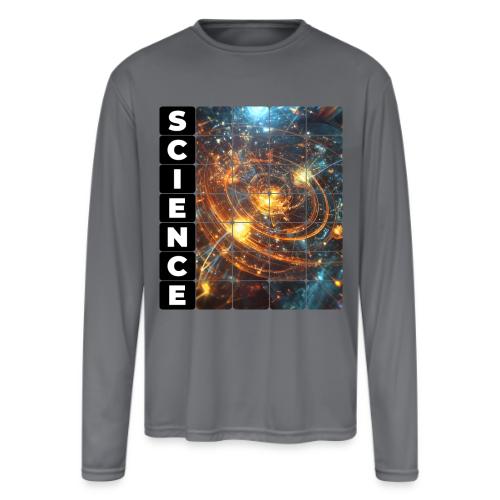 Golden Core of Science - Men's Moisture Wicking Performance Long Sleeve T-Shirt