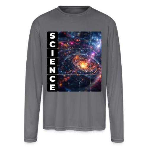 Science Spiral - Men's Moisture Wicking Performance Long Sleeve T-Shirt