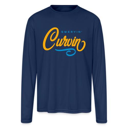 Swervin - Men's Moisture Wicking Performance Long Sleeve T-Shirt