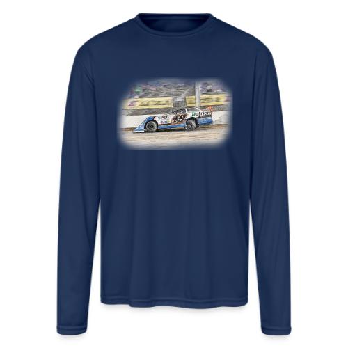 Johnathan Davenport's #49 B - Men's Moisture Wicking Performance Long Sleeve T-Shirt