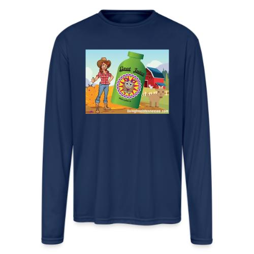Nicole Sauce's Goat Juice - Men's Moisture Wicking Performance Long Sleeve T-Shirt