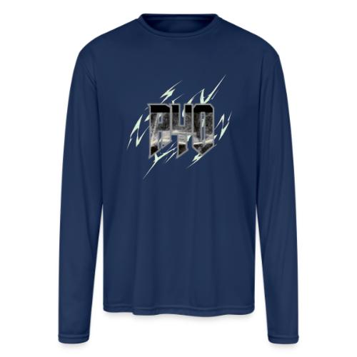 Ayo's Gray - Men's Moisture Wicking Performance Long Sleeve T-Shirt