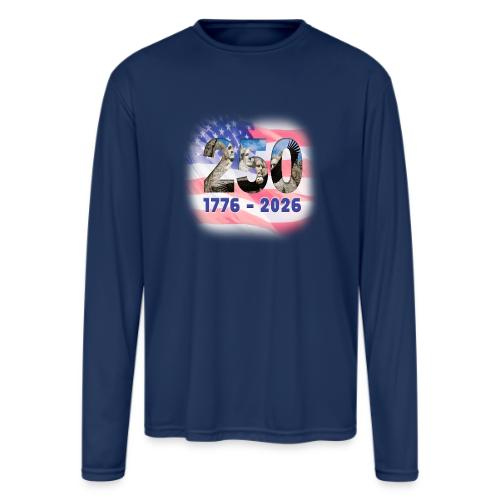 1776 - 2026 | 250 Years USA - Men's Moisture Wicking Performance Long Sleeve T-Shirt