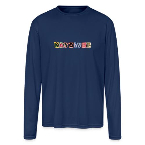 KAYOHVEE SCRAPBOOK CAMO (Double Sided + Sleeve) - Men's Moisture Wicking Performance Long Sleeve T-Shirt