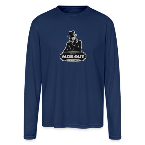 MobOut copy - Men's Moisture Wicking Performance Long Sleeve T-Shirt