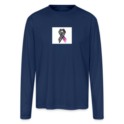 I Only Miss You When I Breathe 2 jpg - Men's Moisture Wicking Performance Long Sleeve T-Shirt